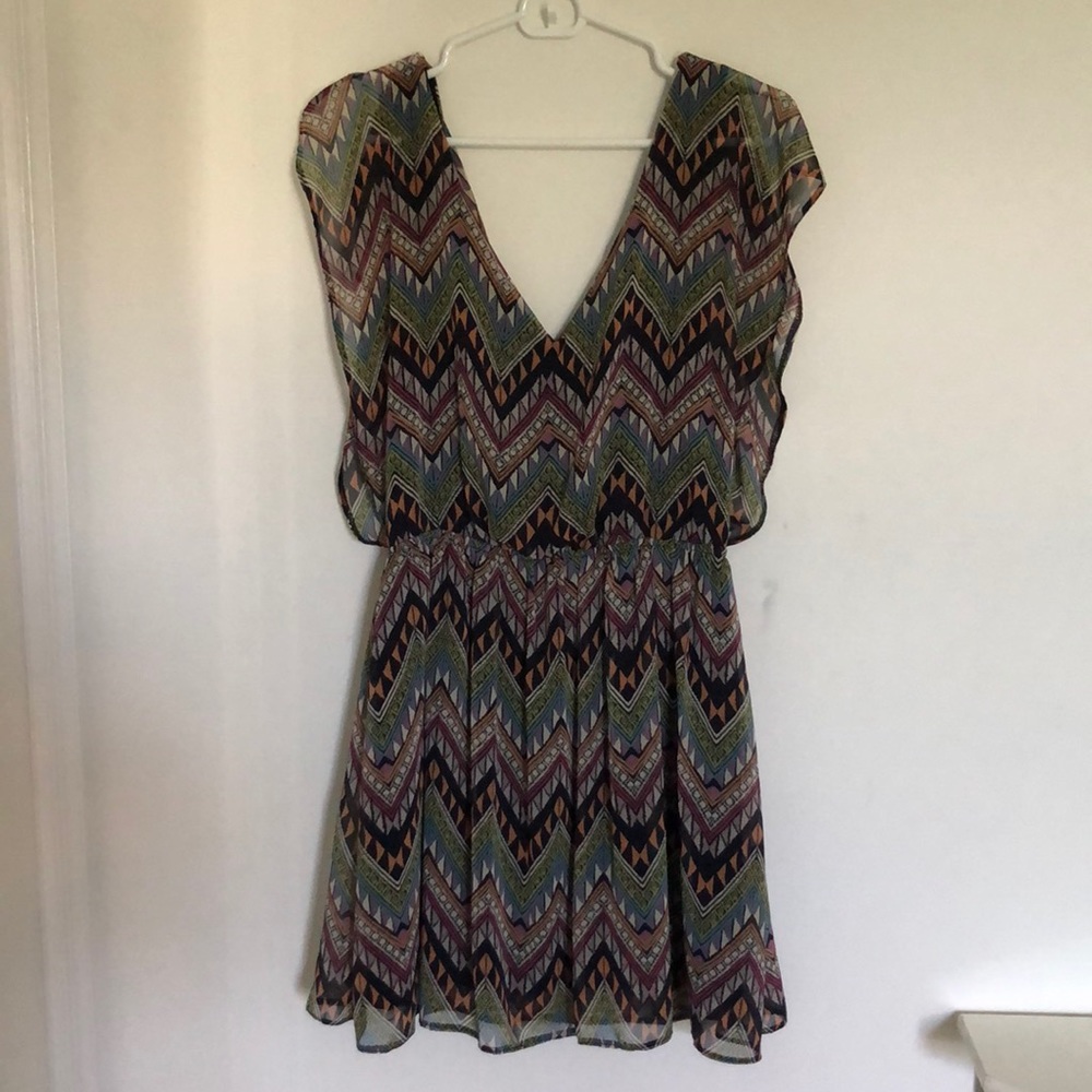 Vintage love patterned sun dress